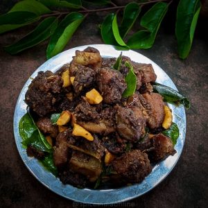 Non Veg Starters - Mutton Sukka Varuval